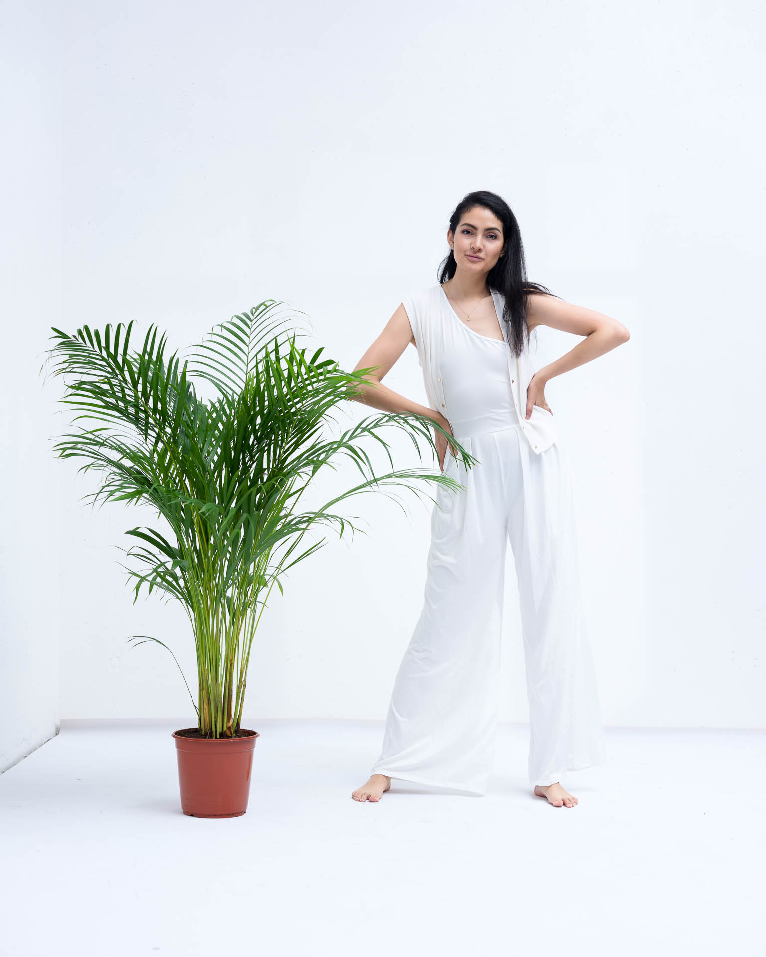 Caro with plant
